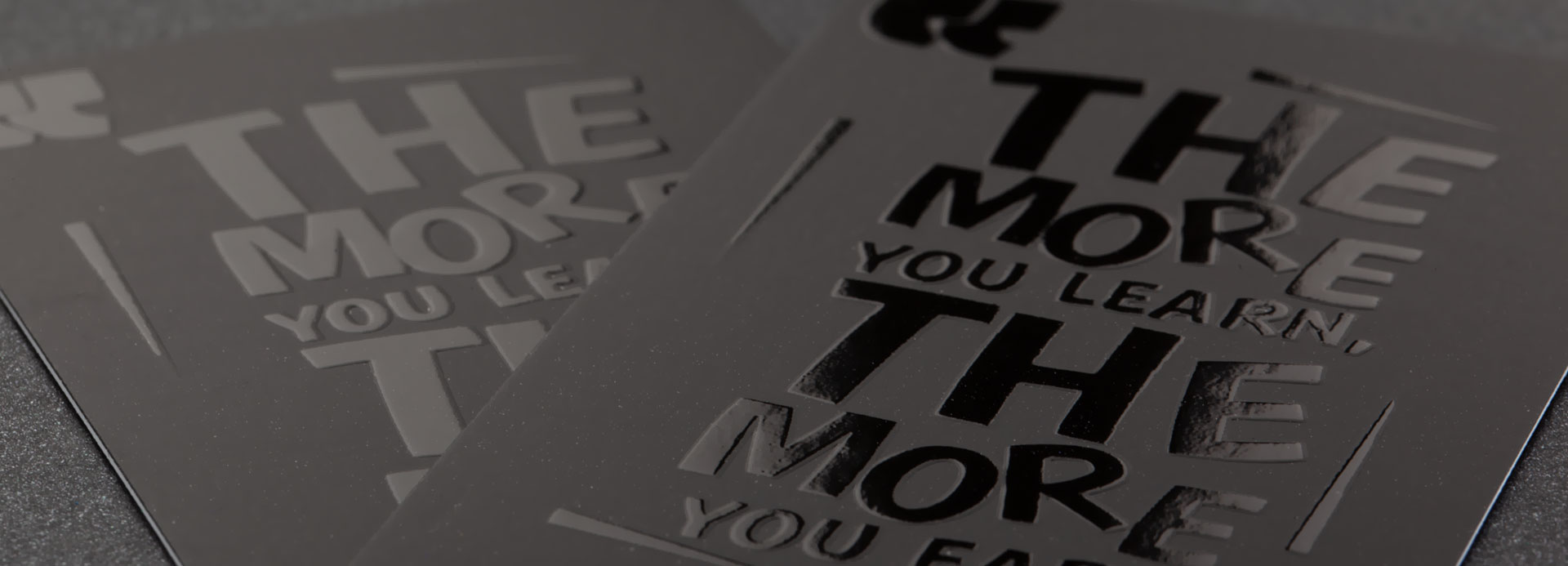 spot UV business cards