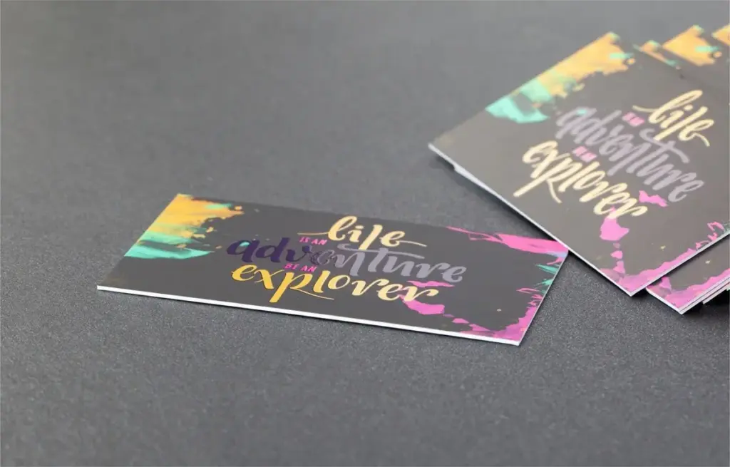 Duplex Business Cards with Spot UV
