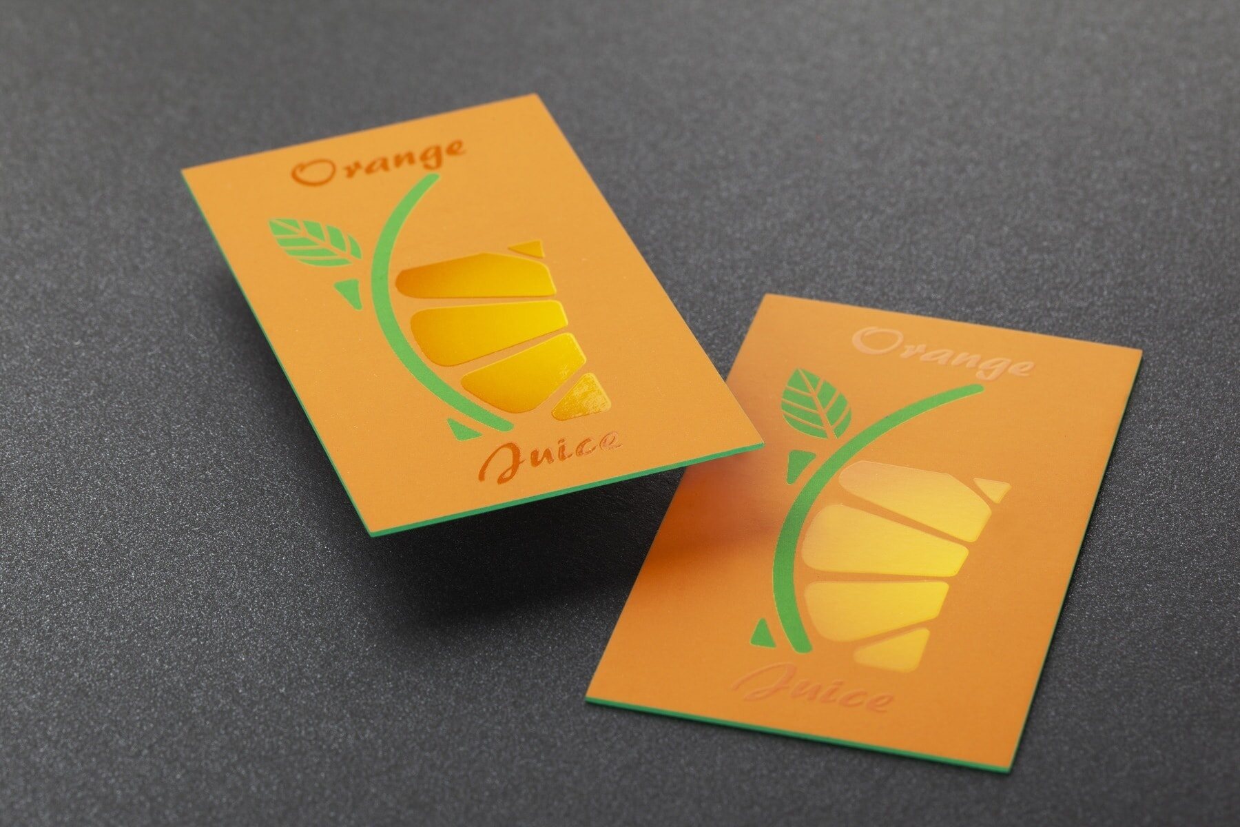 Laminated cards with selected gloss details