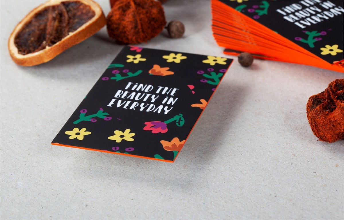 Duplex Business Cards with Painted Edges - Image 9