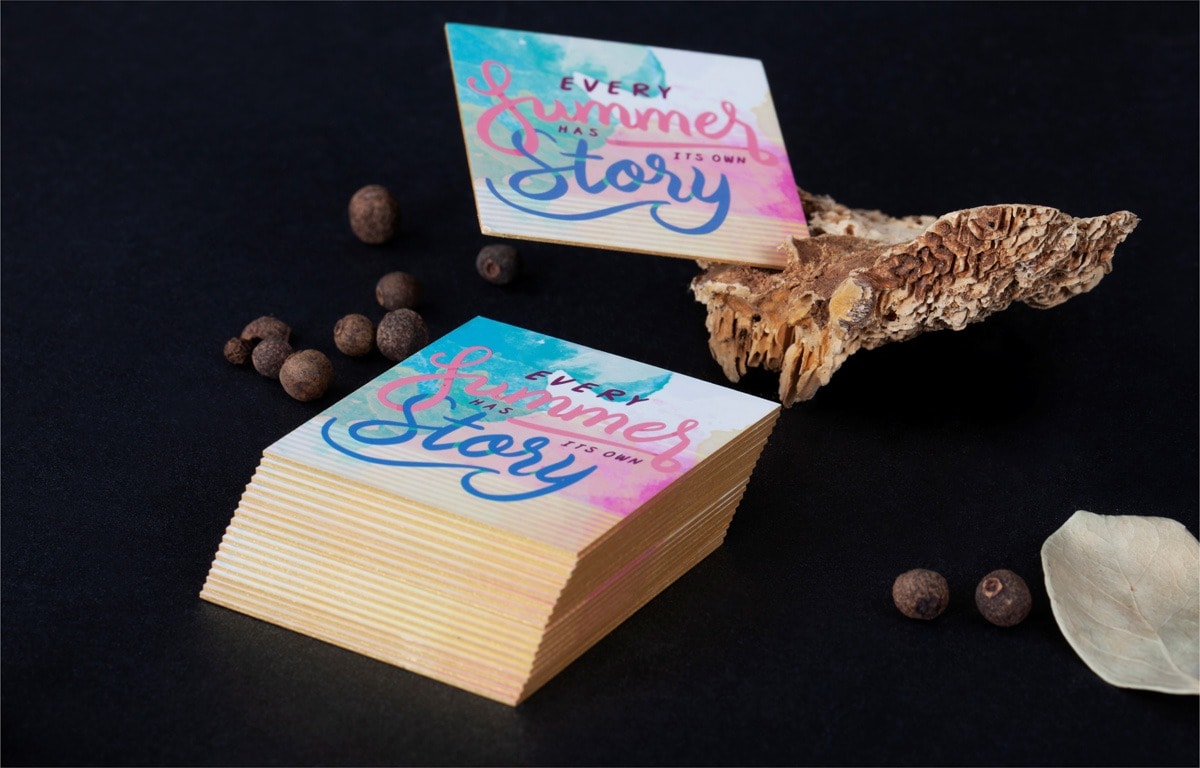 Duplex Business Cards with Painted Edges - Image 11