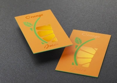 Duplex Business Cards with Spot UV