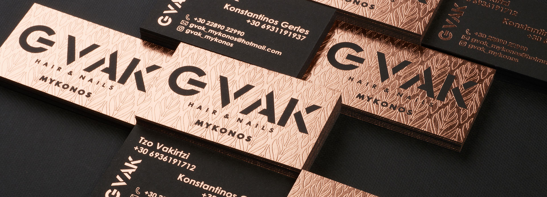 hot foil business cards