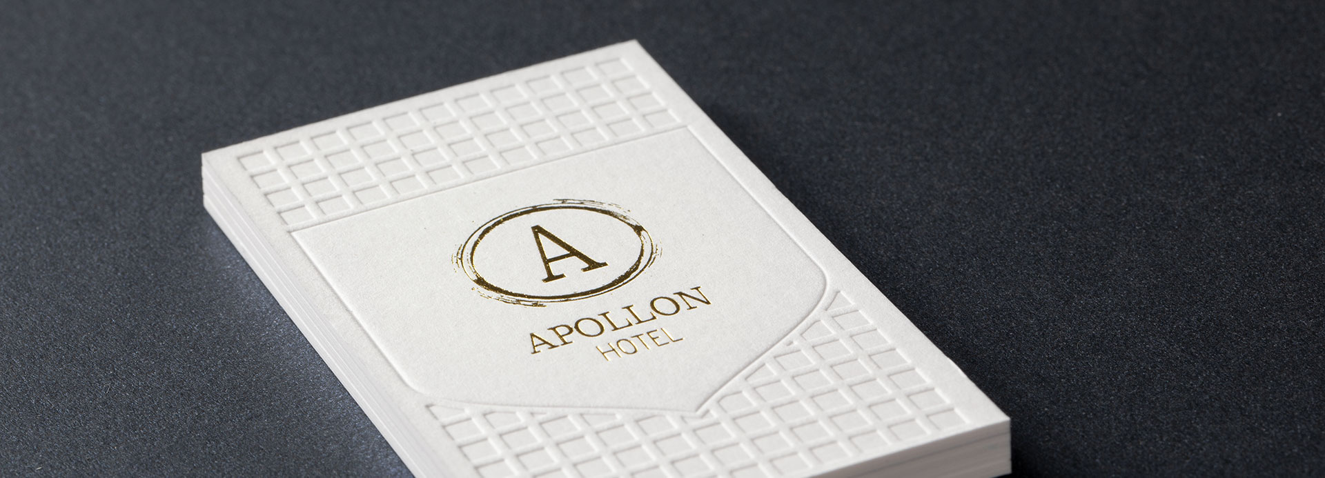 letterpress business card